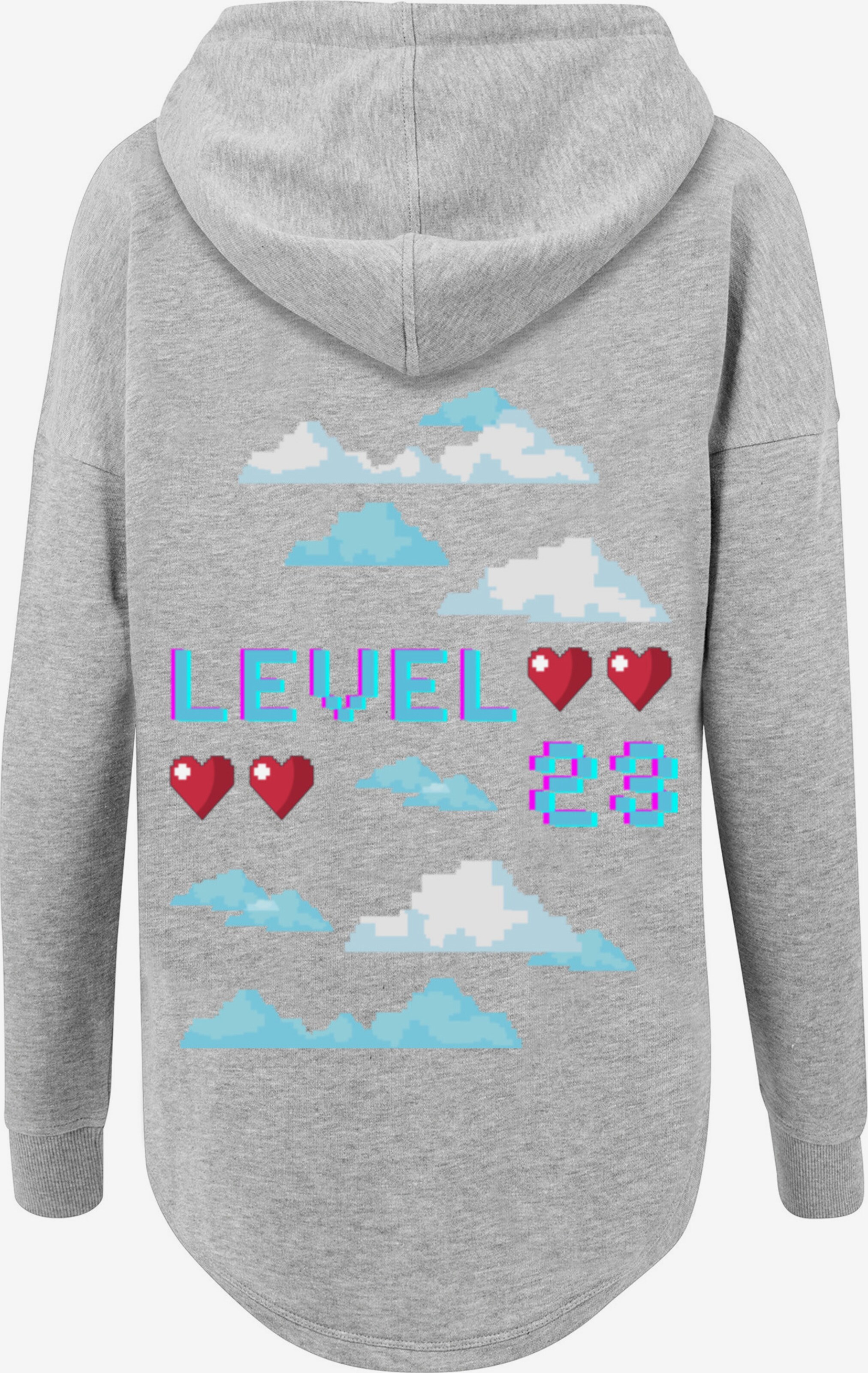 \'Happy in Year ABOUT | Sweatshirt 2023\' Grey Mottled New F4NT4STIC YOU Silvester Grey,
