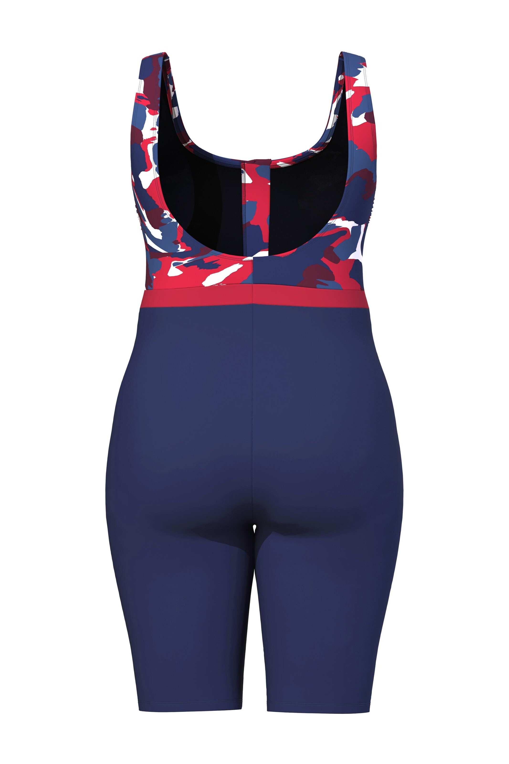 Ulla Popken Badeanzug in Blau