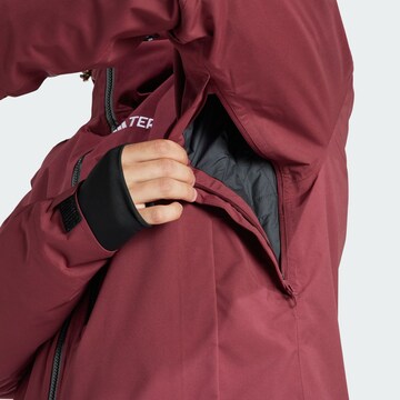 ADIDAS TERREX Athletic Jacket 'Terrex Xperior Three-In-One' in Red
