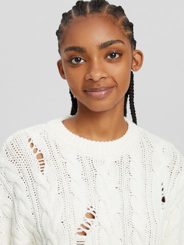 Bershka Sveter - Béžová