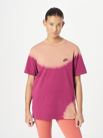 Nike Sportswear - Camiseta en rosa: frente