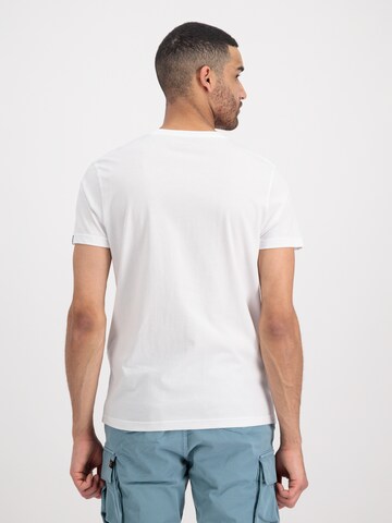 T-Shirt ALPHA INDUSTRIES en blanc