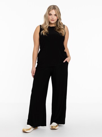 YOEK Top in Schwarz