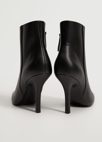 MANGO Ankle Boots 'Aut' in Black