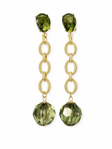 Elena Athanasiadou Ohrringe 'Emerald' in Grün: Vorderseite