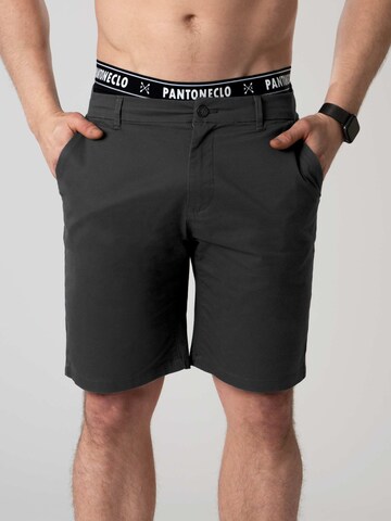Slimfit Pantaloni eleganți 'Pantoneclo Men’s Chino Shorts' de la PANTONECLO pe gri: față