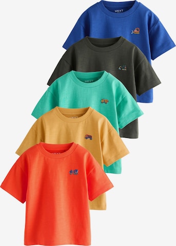 T-Shirt Next en bleu : devant