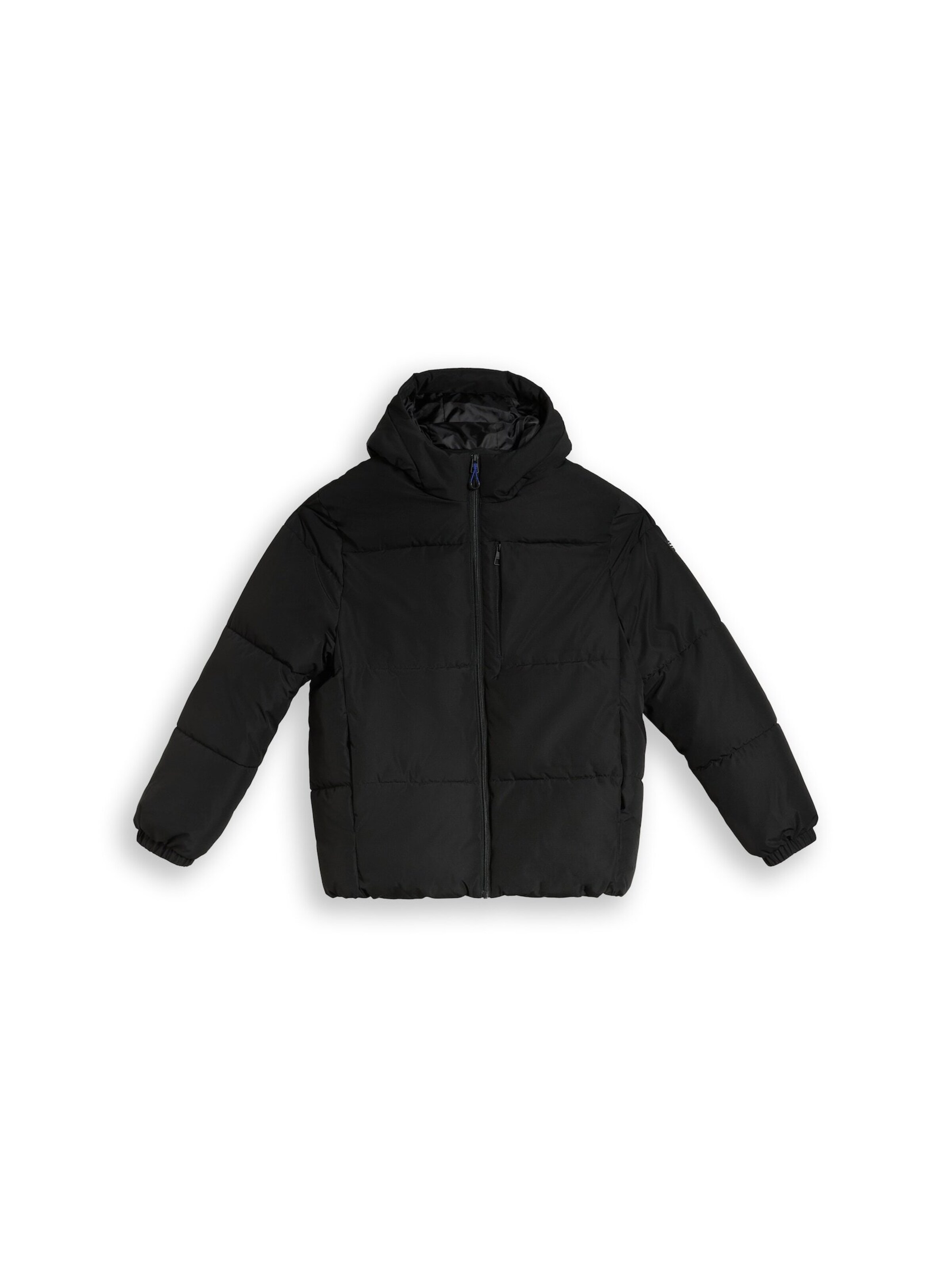 TOM TAILOR DENIM Winter jacket in Black: front