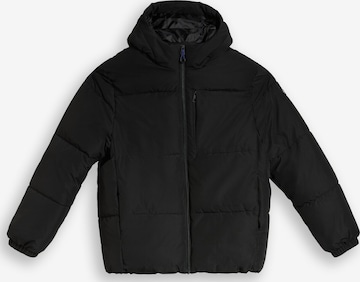 TOM TAILOR DENIM Winterjacke in Schwarz: Vorderseite