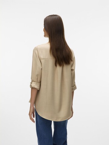 VERO MODA Bluse 'VMMelaney' i beige