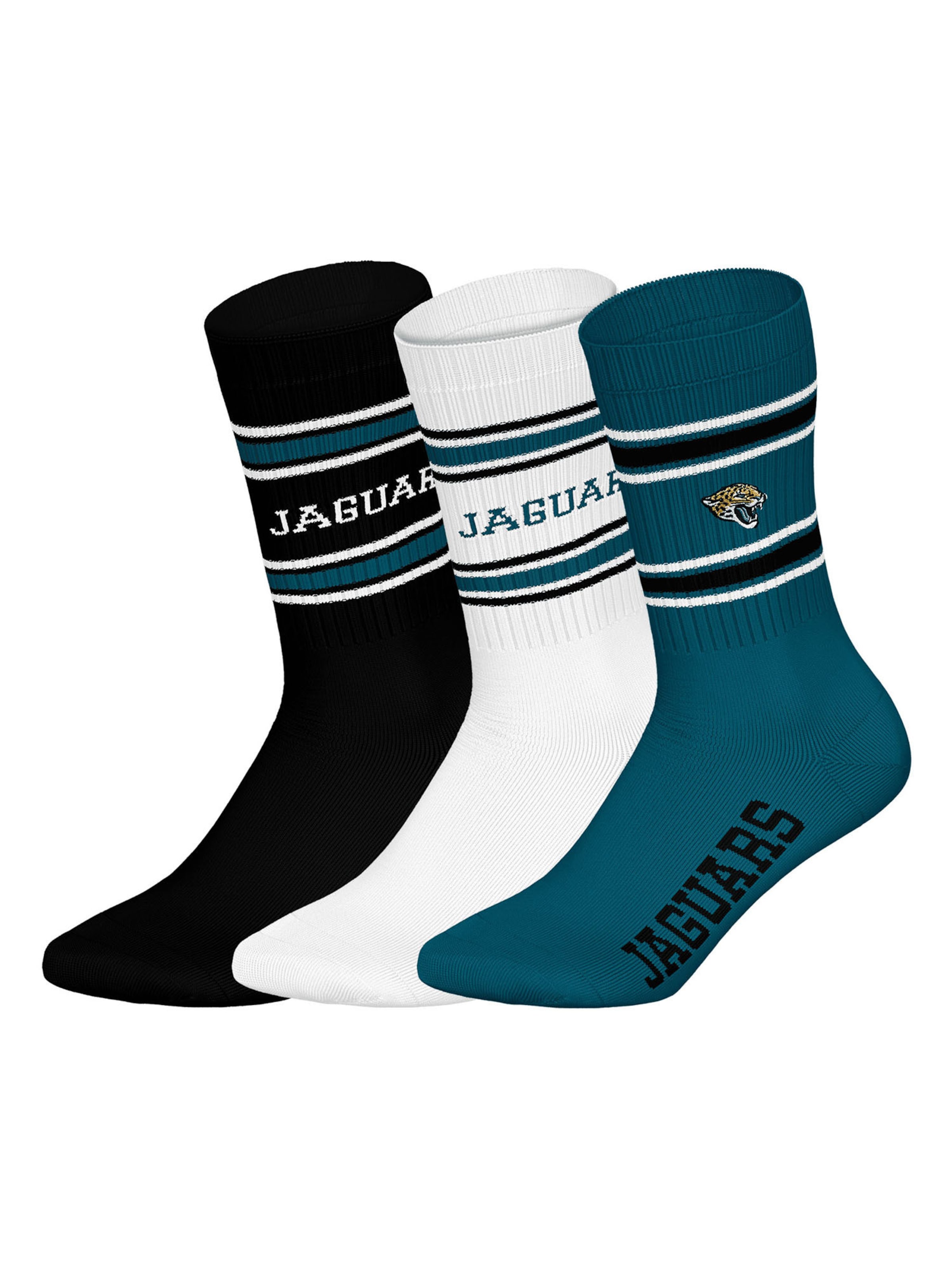 Huddle Socks ' NFL Jacksonville Jaguars Crew ' in Blue: front