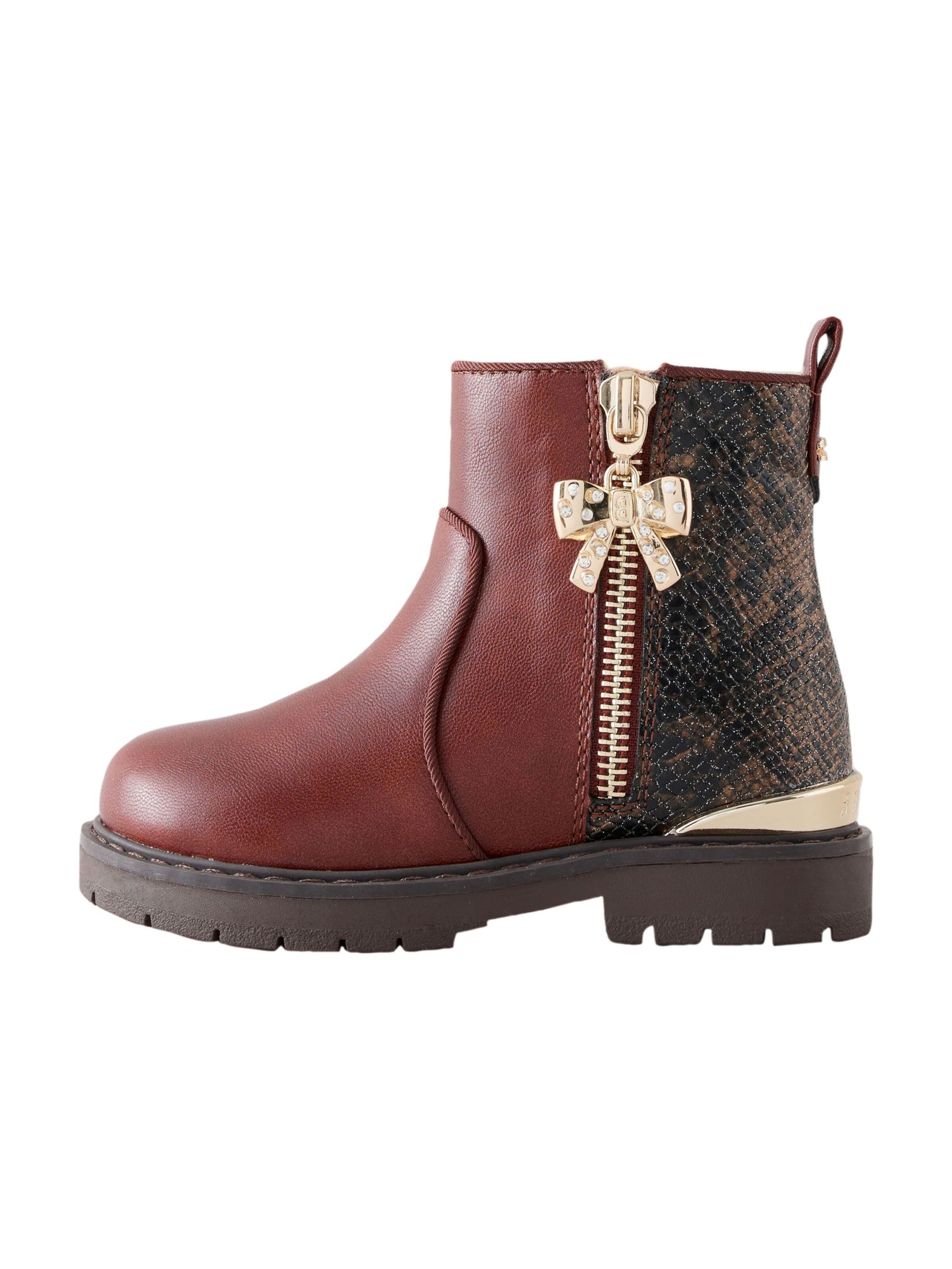 Baker by Ted Baker Stiefel in 20,5 in braun / gold / grau, Produktansicht
