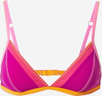 Top per bikini 'TAEKO TEKNICOLO' Banana Moon di colore giallo / ciclamino / salmone / rosa, Visualizzazione prodotti