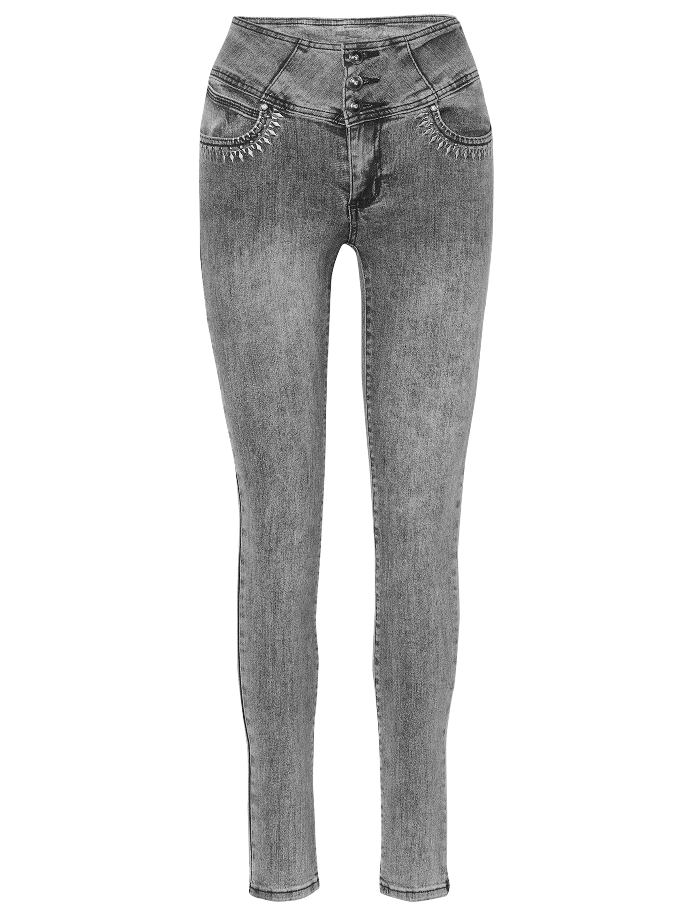 Skinny Jeans di KOROSHI in grigio: frontale