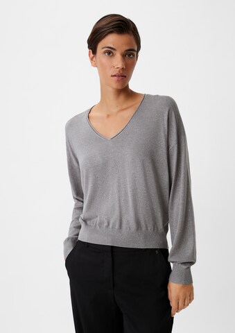 Pull-over COMMA en gris : devant