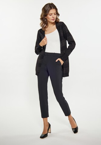 usha BLACK LABEL Knit Cardigan in Black