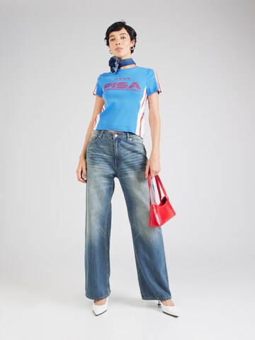 Wide leg Jeans di Monki in blu