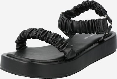 Warehouse Strap sandal in Black, Item view
