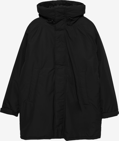 Pull&Bear Välikausiparka värissä musta, Tuotenäkymä