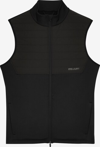Gilet Lyle & Scott en noir : devant