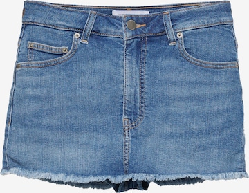 Fustă de la Pull&Bear pe albastru: față