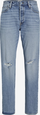 JACK & JONES Loosefit Jeans 'Chris Original' in Blauw: voorkant