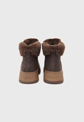 Blauer.USA Schnürstiefelette in Braun