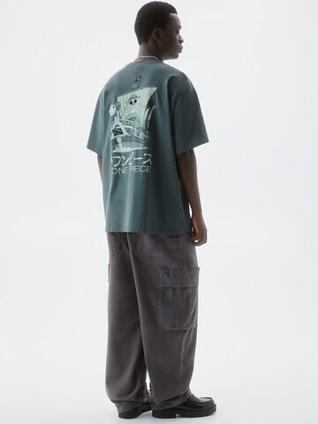 T-Shirt Pull&Bear en vert