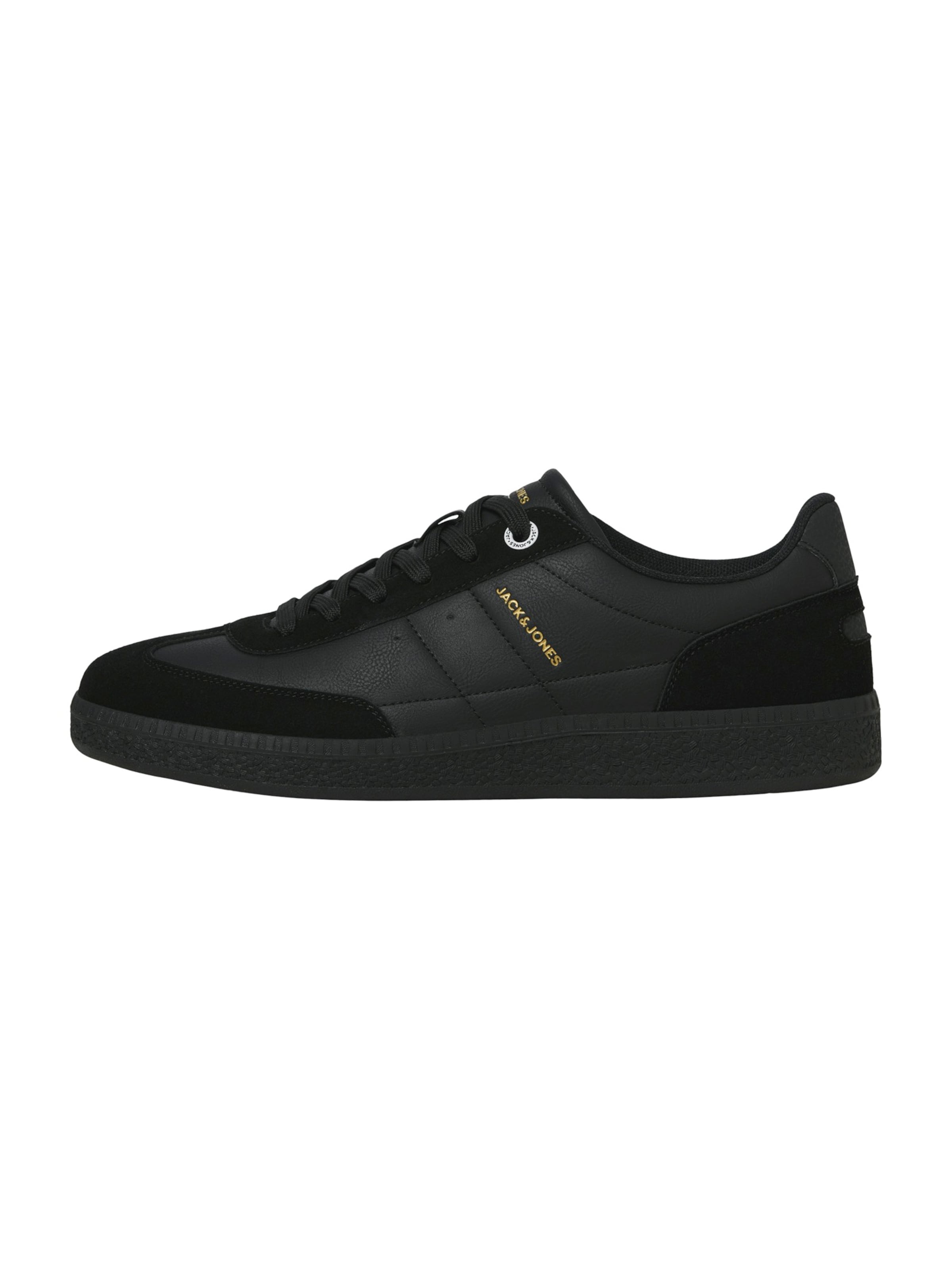 Baskets basses 'JFWKLEEN' JACK & JONES en noir : devant