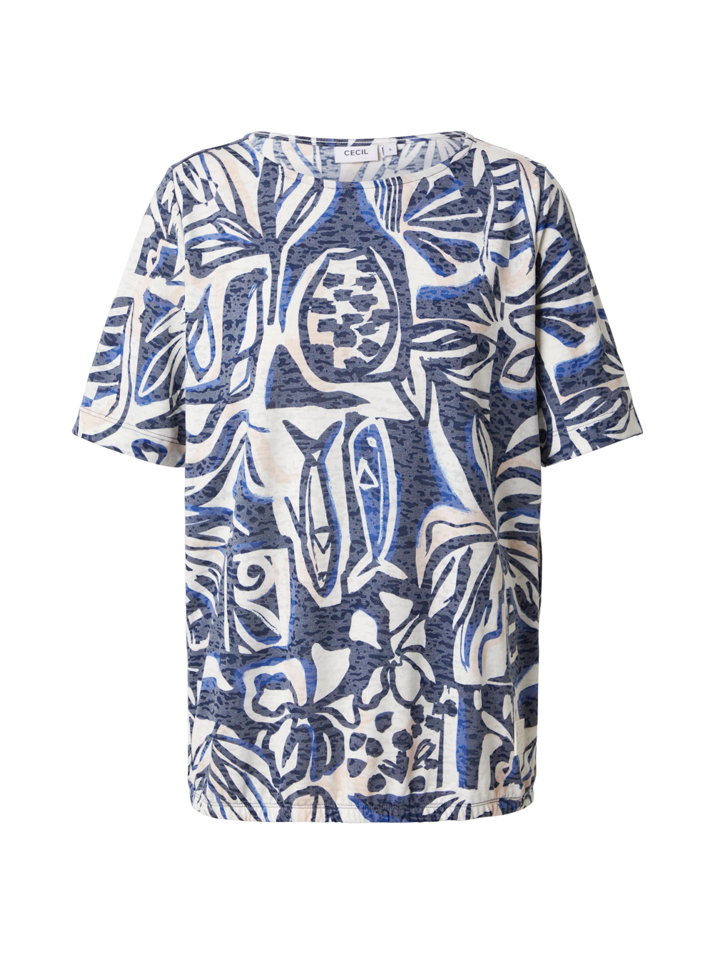 T-shirt CECIL en bleu : devant