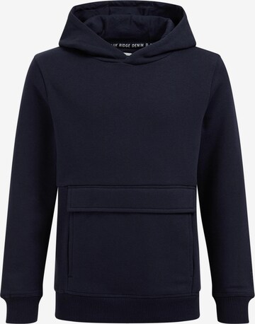 WE Fashion Sweatshirt in Blauw: voorkant