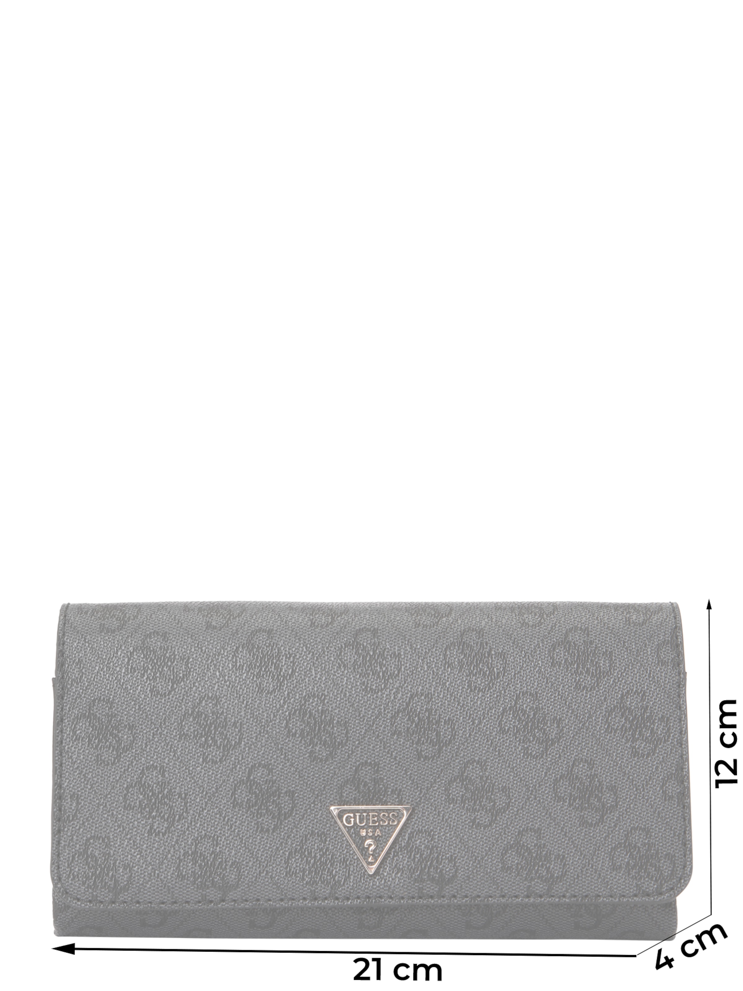 pelēks GUESS "Clutch" stila somiņa 'NOELLE II XBODY FLAP ORGANIZER'