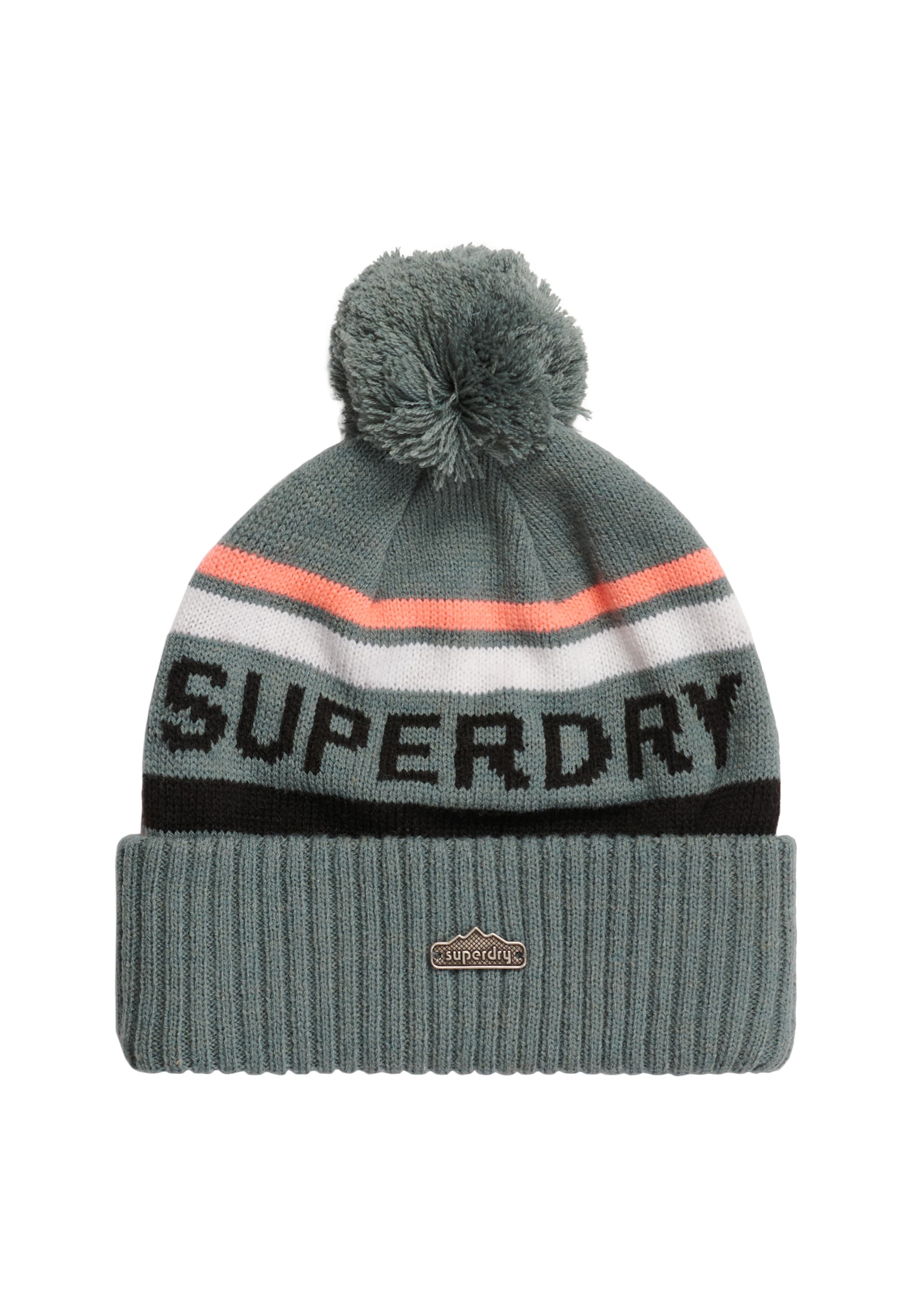 Superdry & Co Beanie in Green: front