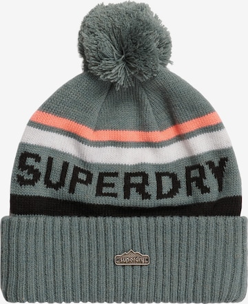 Bonnet Superdry en vert : devant