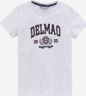 DELMAO Shirt in Weiß: predná strana