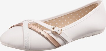 ambellis Ballet Flats 'All Day' in Beige: front