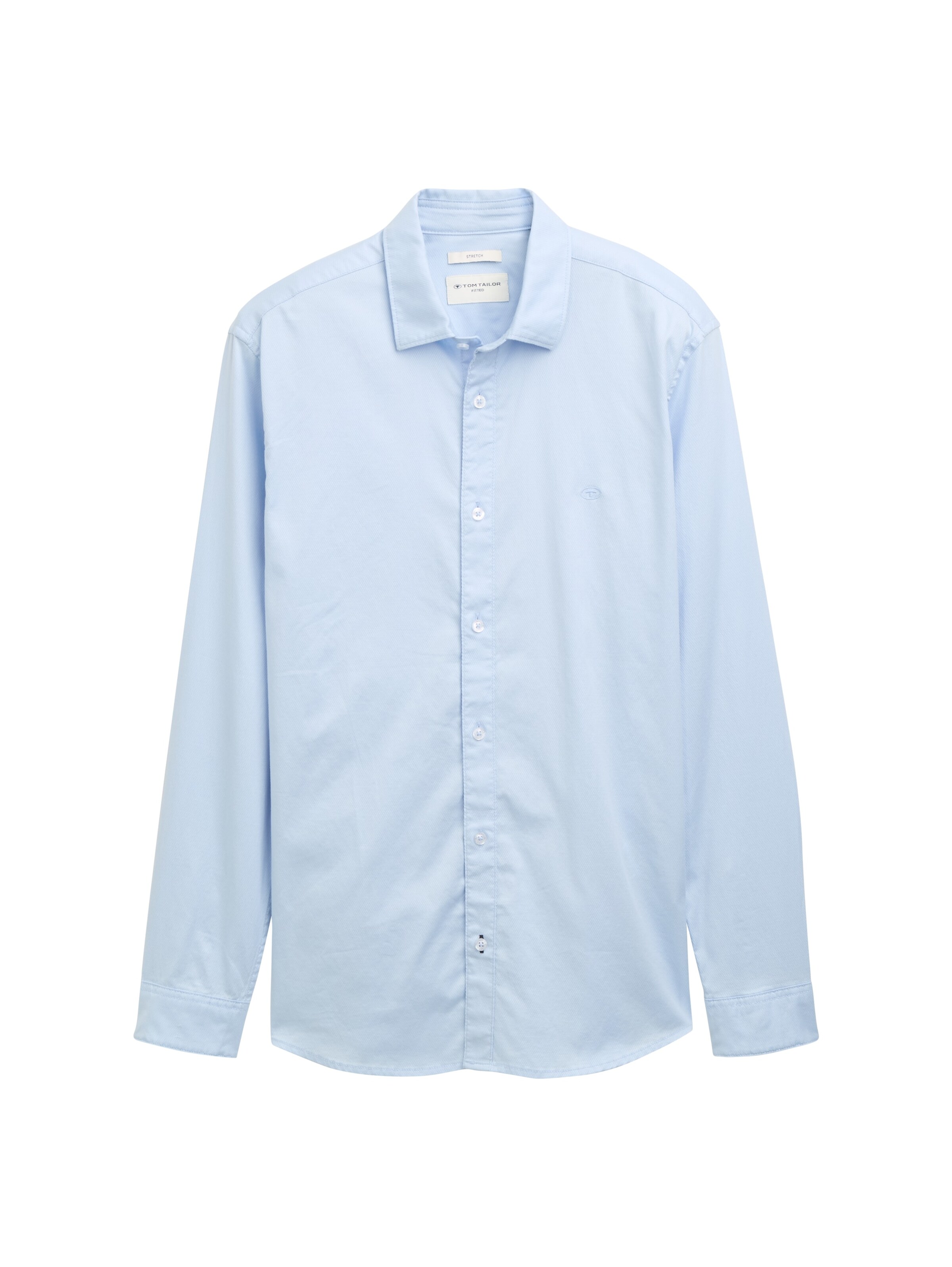 TOM TAILOR Slim Fit Hemd in Blau: Vorderseite