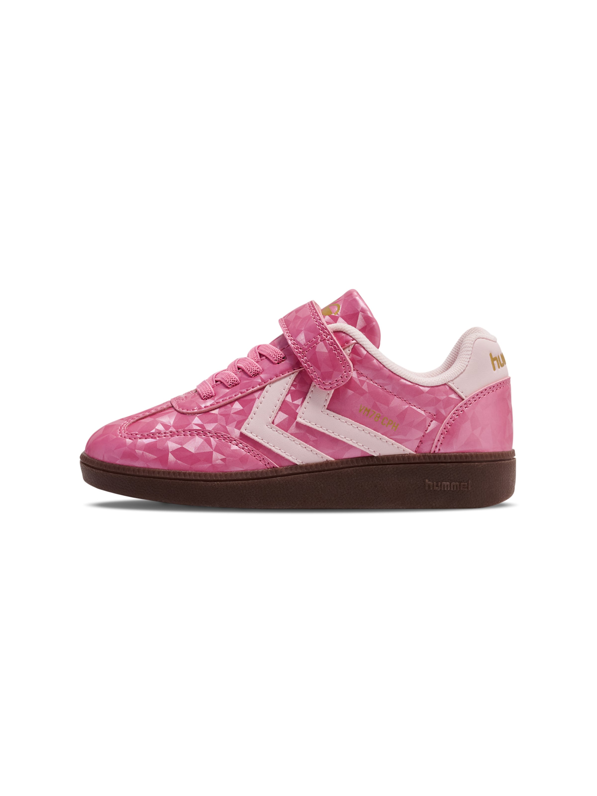 Baskets Hummel en rose : devant