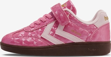 Baskets Hummel en rose : devant