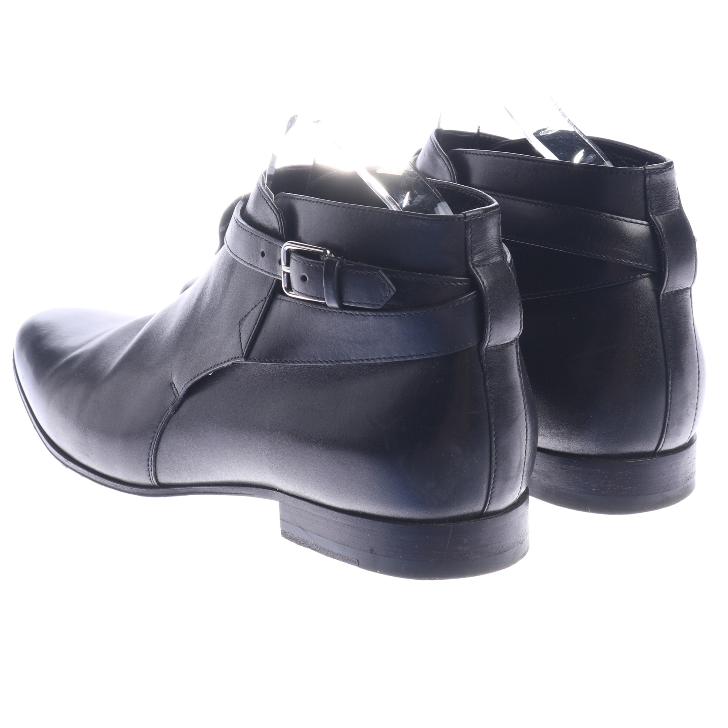 Saint Laurent Anke & Mid-Calf Boots in 40,5 in Black