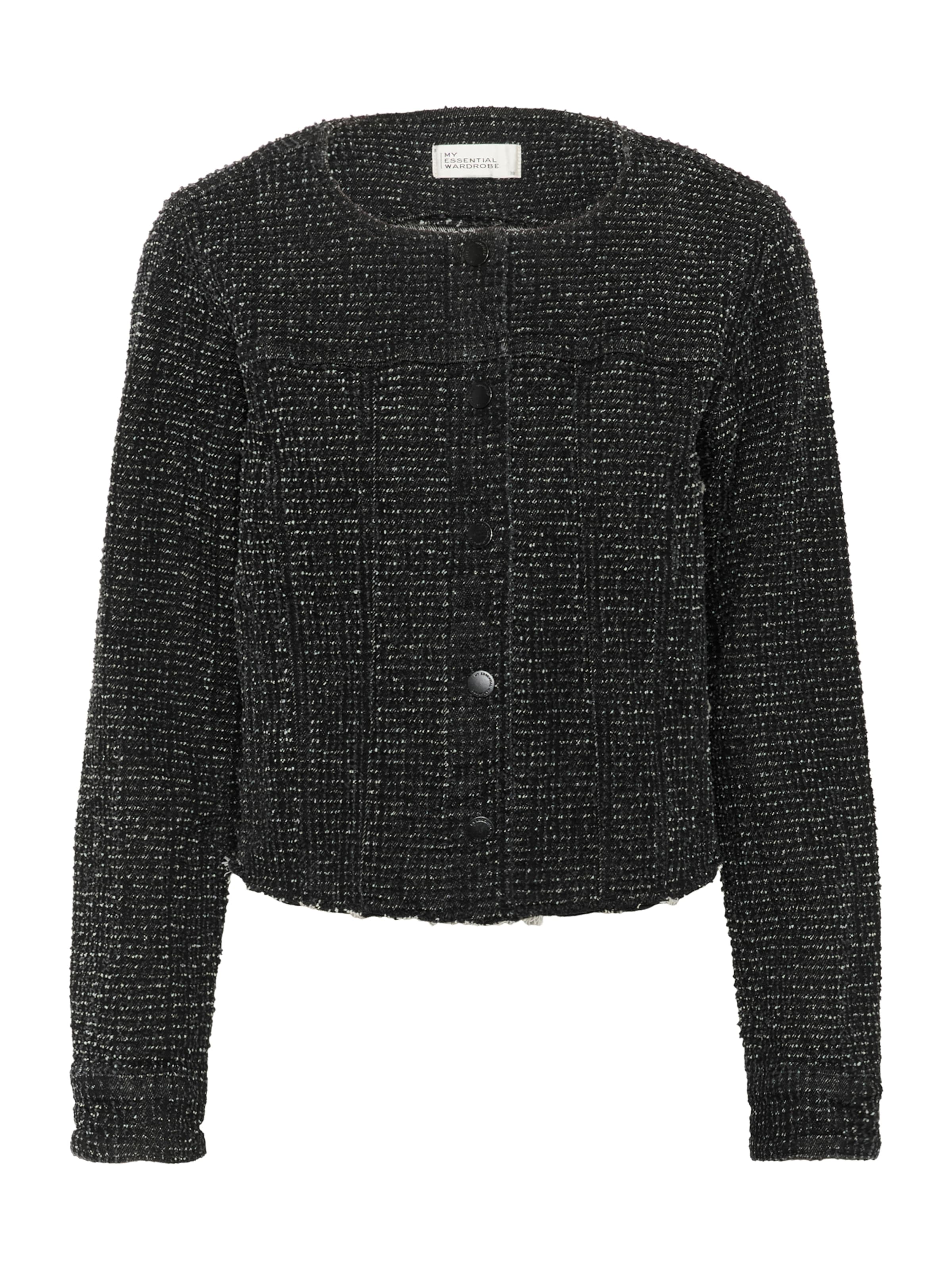 My Essential Wardrobe Tussenjas 'Esme' in Zwart: voorkant