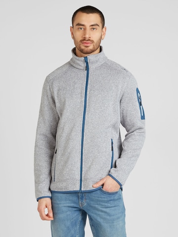 CMP Regular fit Funktionele fleece-jas in Grijs: voorkant