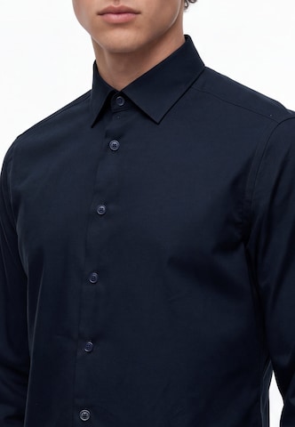 Regular fit Camicia 'Luxor' di OLYMP in blu
