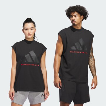 ADIDAS PERFORMANCE Funktionsshirt in Schwarz: Vorderseite