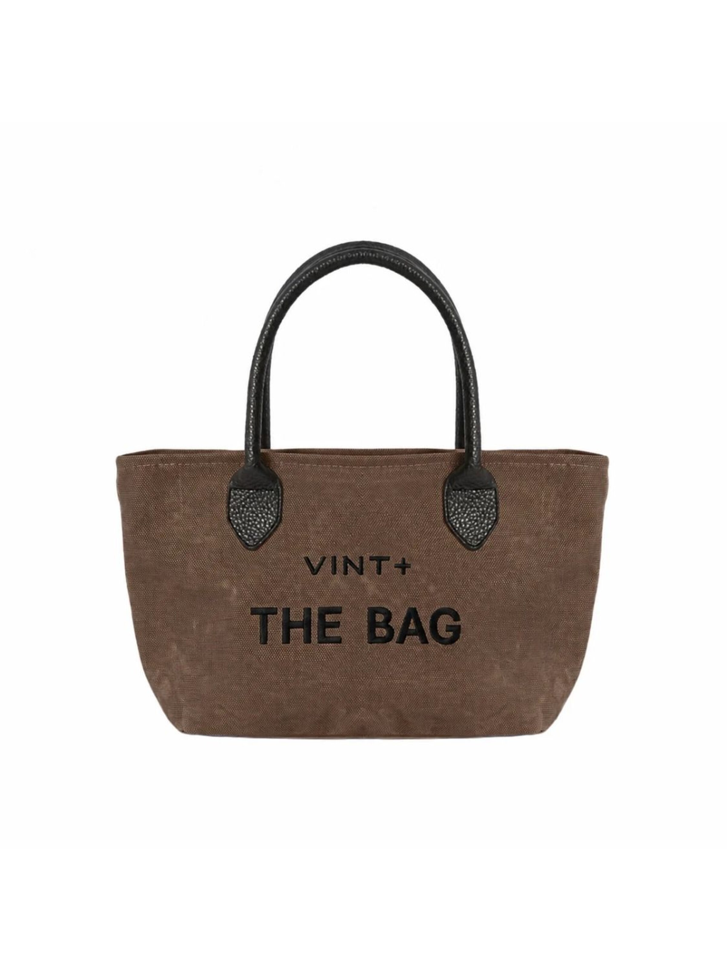 VINT+ Handbag 'Fine Bag Small' in Brown