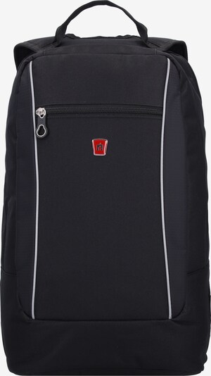 Traveller Rucksack 'PROfessional' in rot / schwarz / weiß, Produktansicht