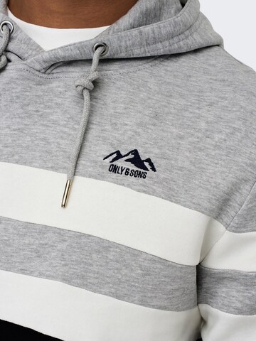 Only & Sons Sweatshirt 'Jacob' in Blue