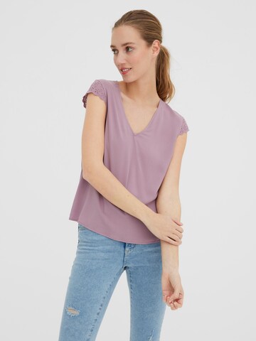 Chemisier 'VICA' VERO MODA en violet : devant