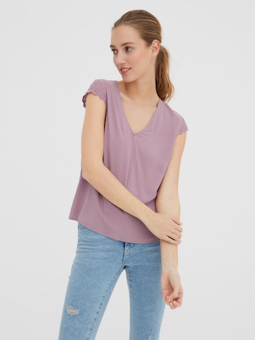 VERO MODA Blouse 'VICA' in Purple: front