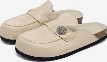 Bianco Mules 'GEM' in Beige